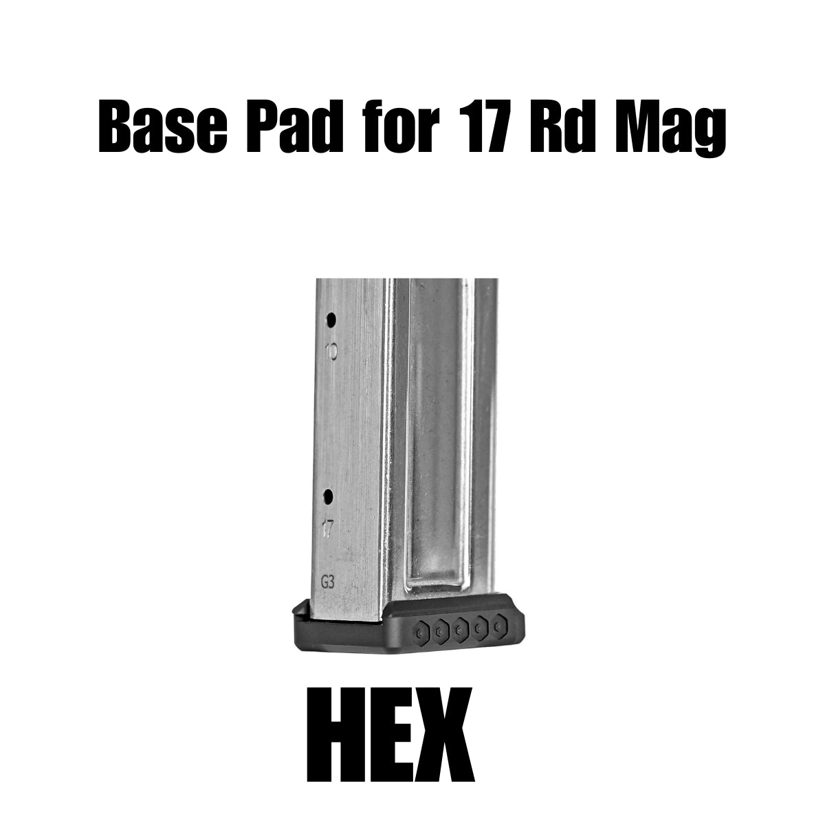 BASE PADS FOR STACCATO 17RD / 126MM MAGAZINES