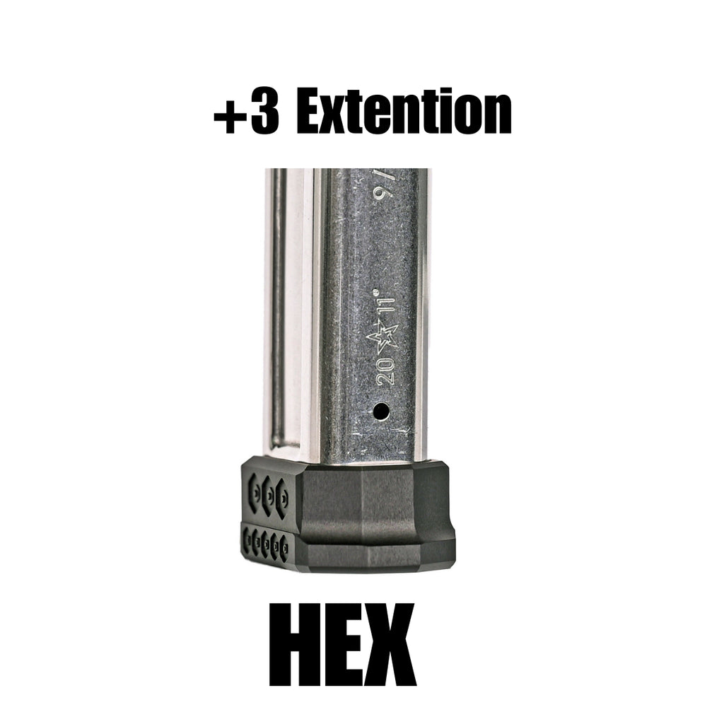 +3 EXTENSION FOR SPRINGFIELD PRODIGY 17 ROUND / 126MM MAGAZINES