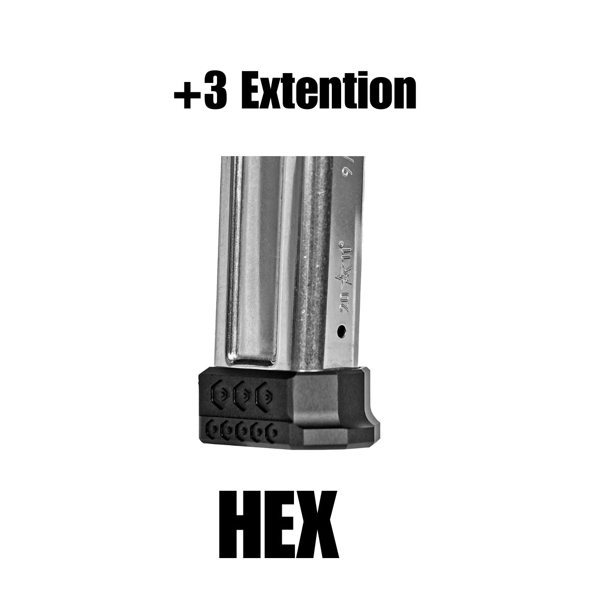 +3 EXTENSION FOR SPRINGFIELD PRODIGY 17 ROUND / 126MM MAGAZINES