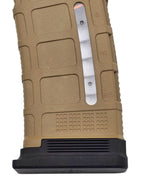 +2 MAGAZINE EXTENSIONS FOR MAGPUL P-MAG AR MAGAZINES