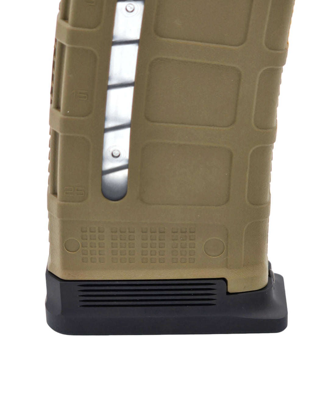 +2 MAGAZINE EXTENSIONS FOR MAGPUL P-MAG AR MAGAZINES