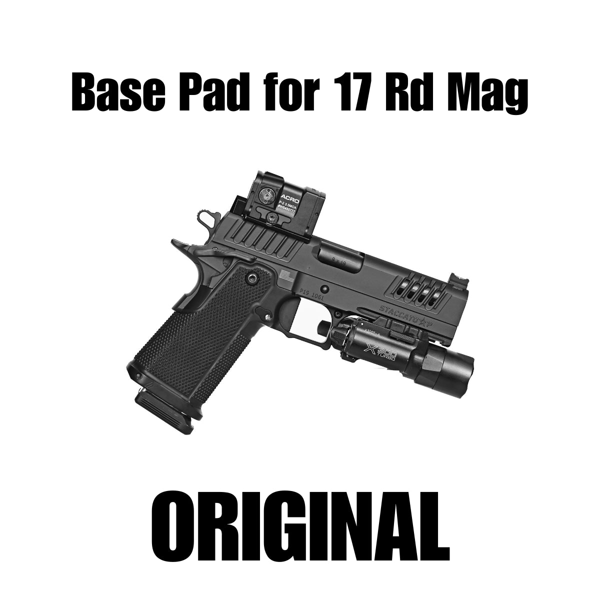 BASE PADS FOR SPRINGFIELD PRODIGY 17RD / 126MM MAGAZINES