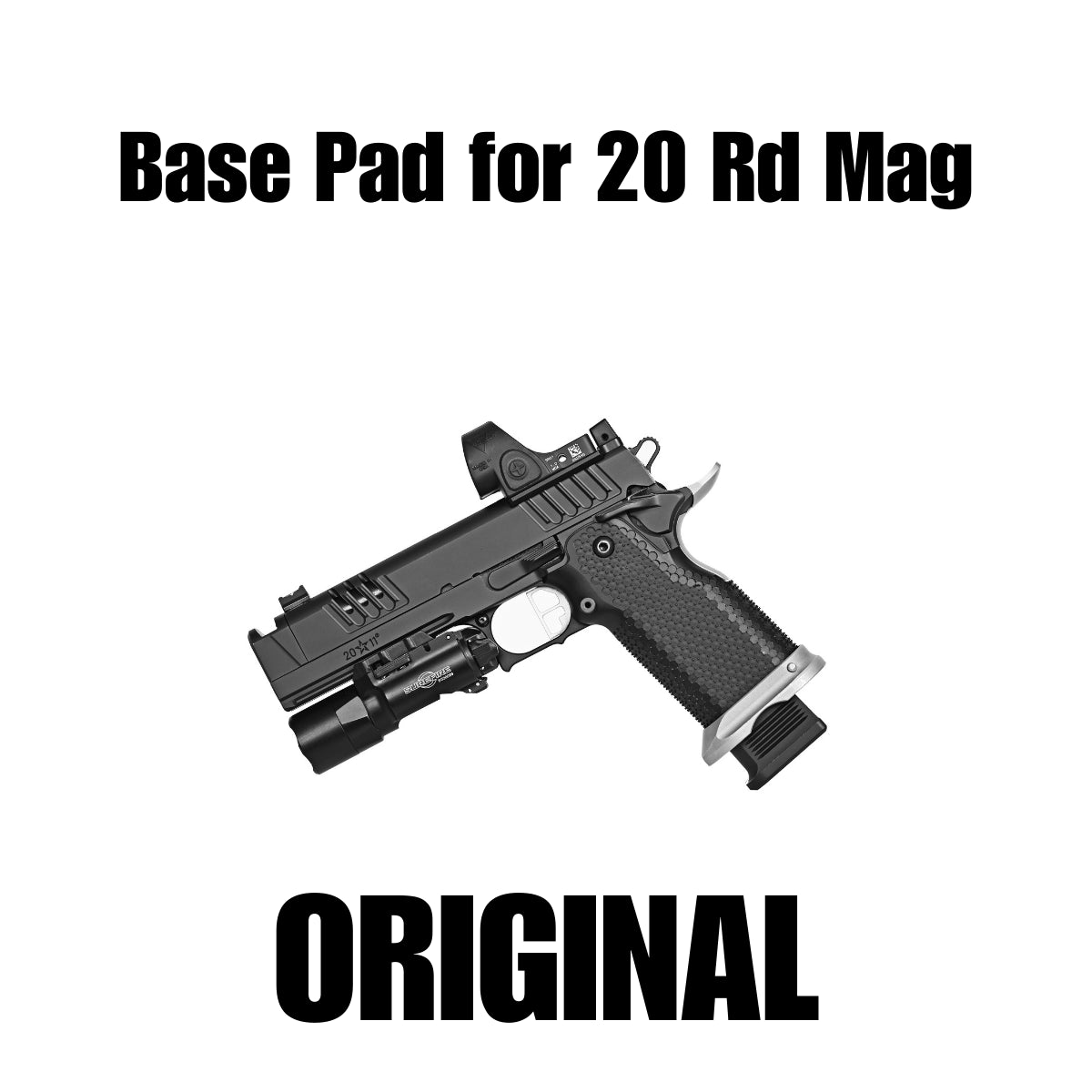 BASE PADS FOR SPRINGFIELD PRODIGY 20RD / 140MM MAGAZINES