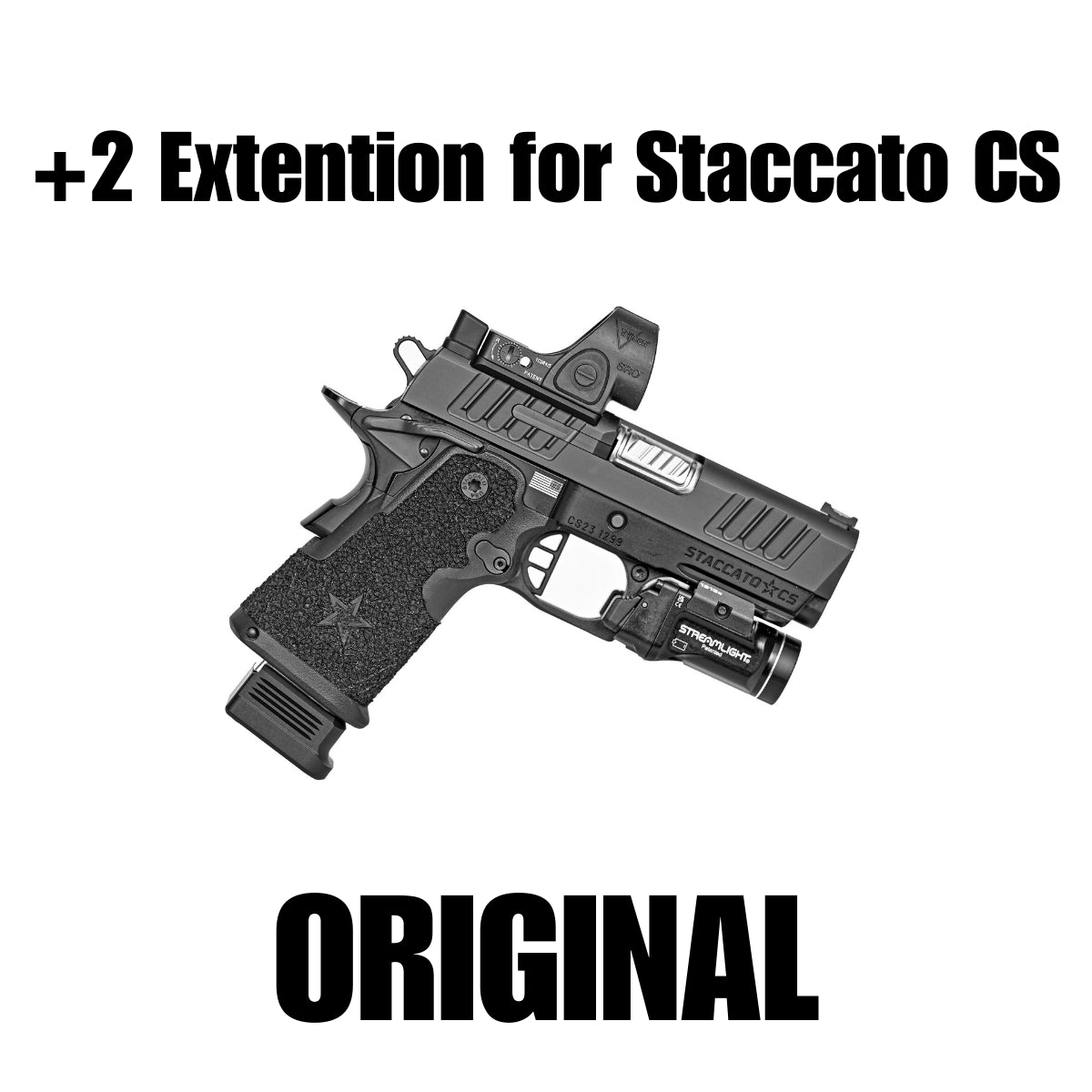 Gen 2   +2 EXTENSION FOR STACCATO CS MAGAZINES