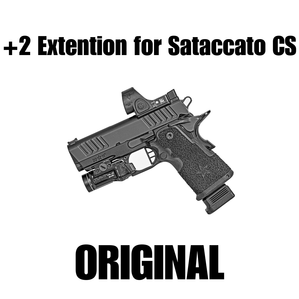 Gen 2   +2 EXTENSION FOR STACCATO CS MAGAZINES