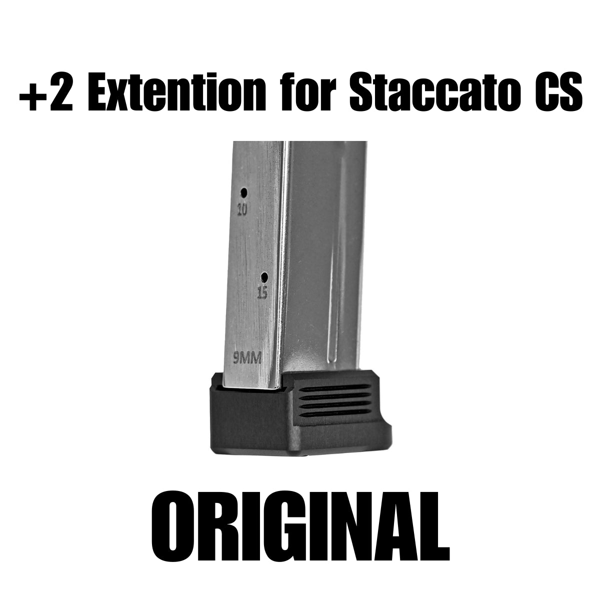 Gen 2   +2 EXTENSION FOR STACCATO CS MAGAZINES