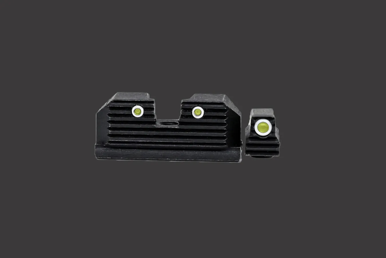 PRECISION CARRY CLASSIC WHITE TRITIUM SIGHTS FOR GLOCK