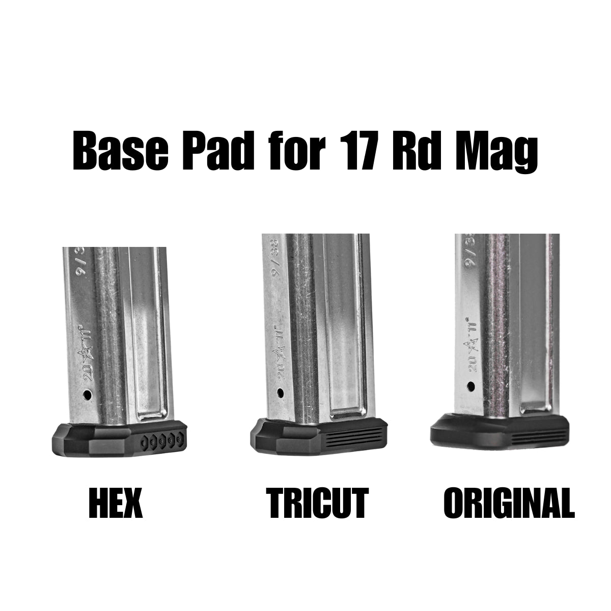 BASE PADS FOR SPRINGFIELD PRODIGY 17RD / 126MM MAGAZINES