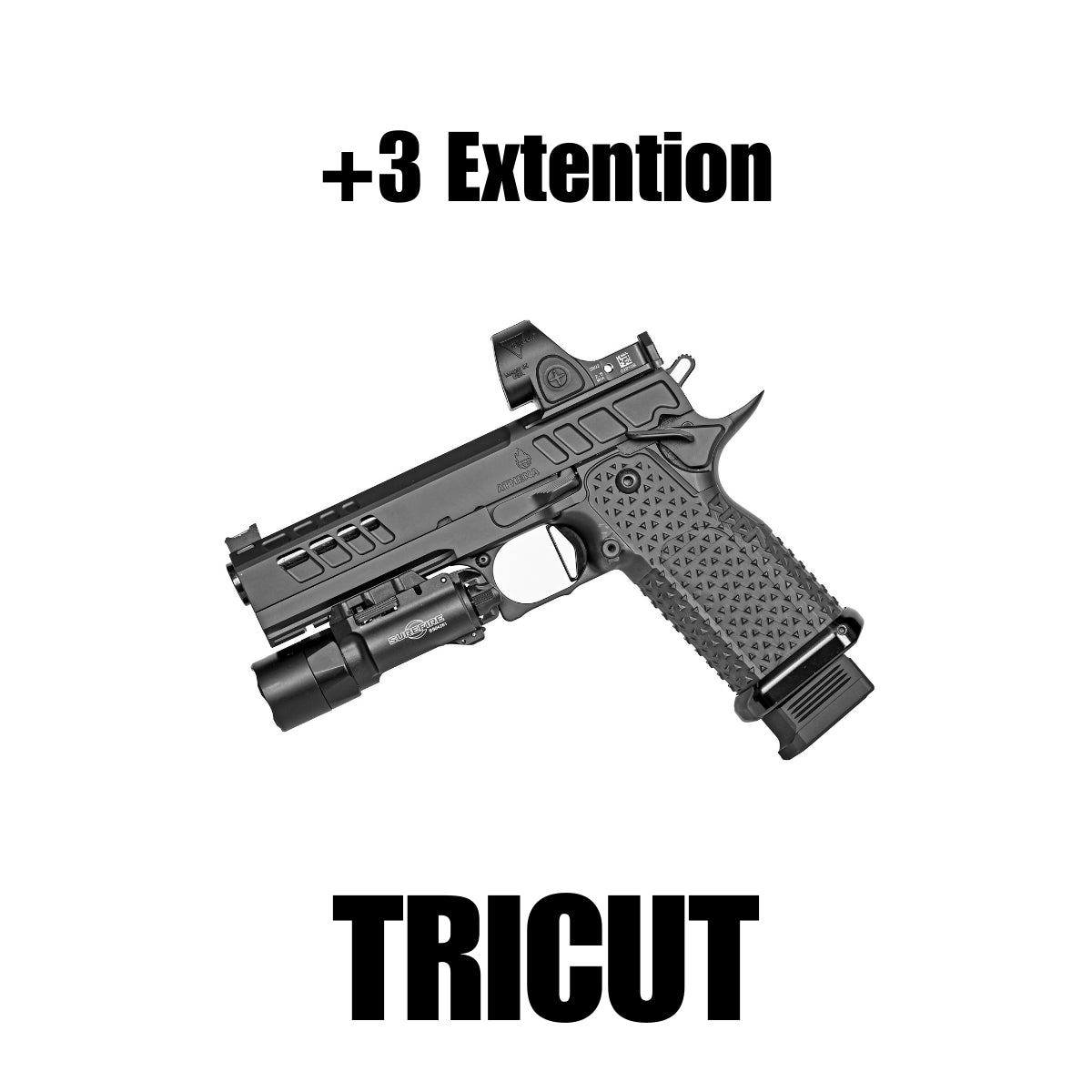 +3 EXTENSION FOR SPRINGFIELD PRODIGY 17 ROUND / 126MM MAGAZINES