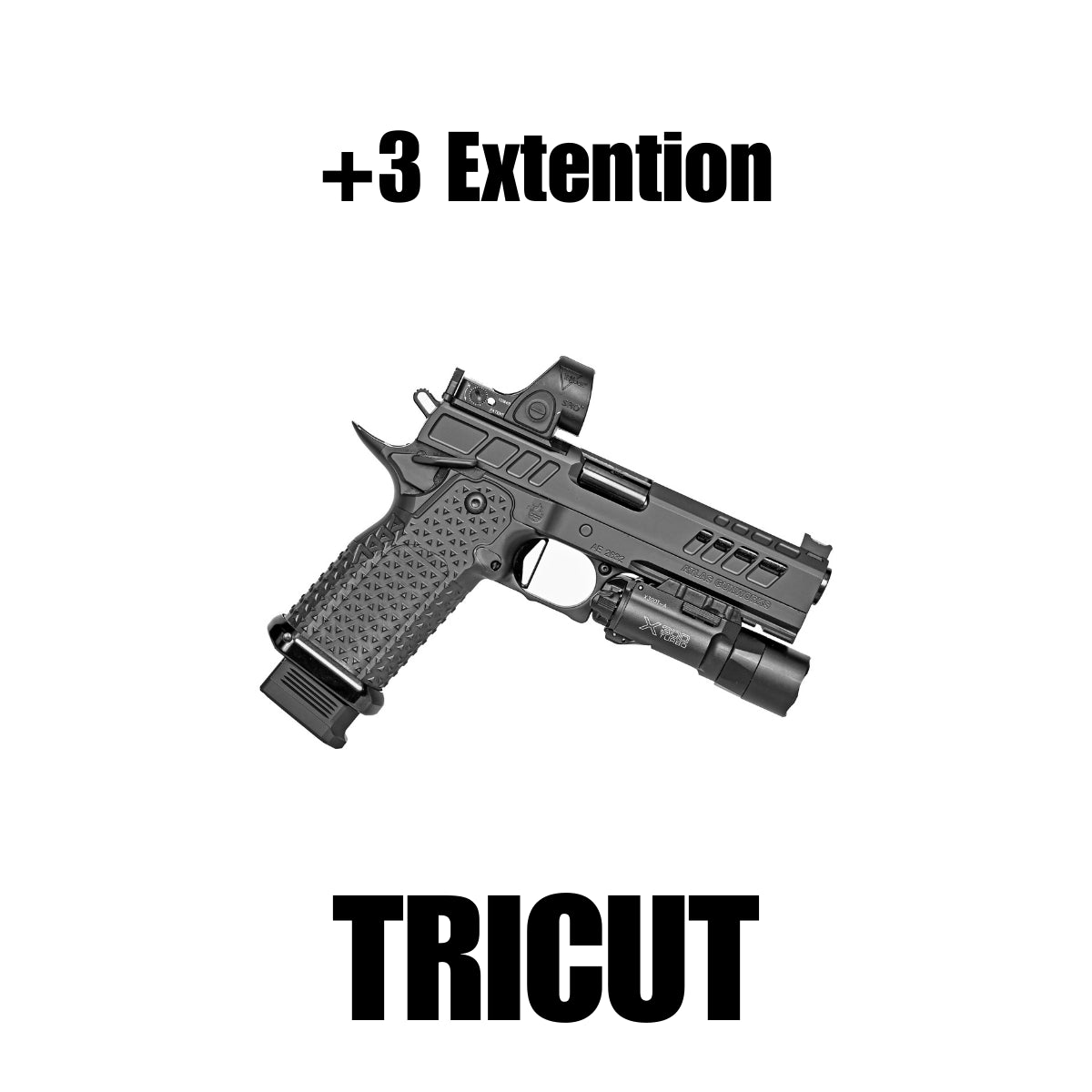 +3 EXTENSION FOR SPRINGFIELD PRODIGY 17 ROUND / 126MM MAGAZINES